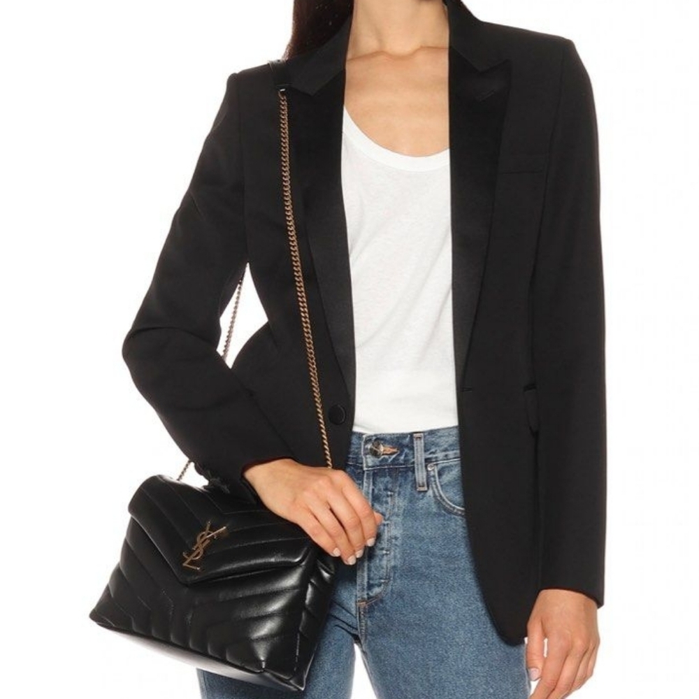 YSL SAINT LAURENT Loulou "Y" Small Quilted Leather Shoulder Bag MSRP $3,500 - Picture 7 of 16